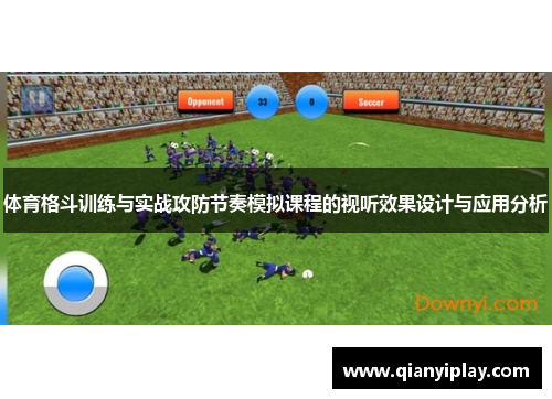 体育格斗训练与实战攻防节奏模拟课程的视听效果设计与应用分析